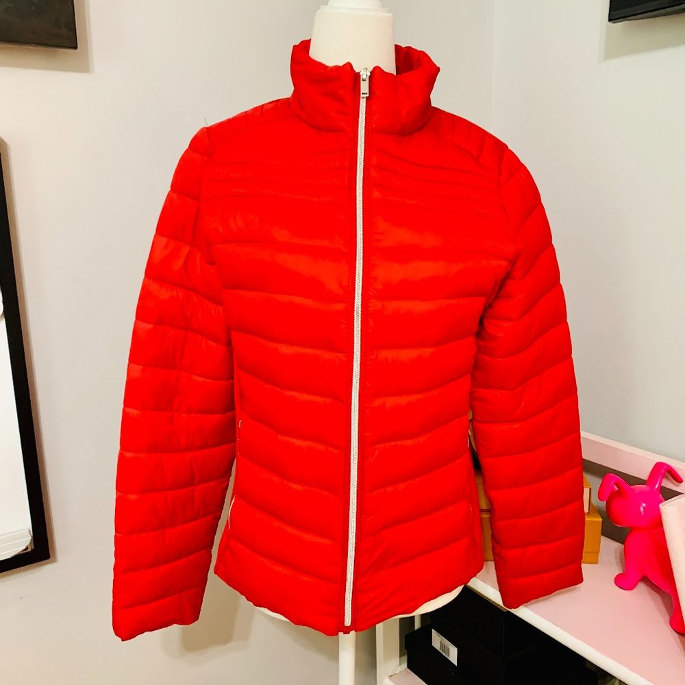 CI SONO PUFFER JACKET RED NWOT
